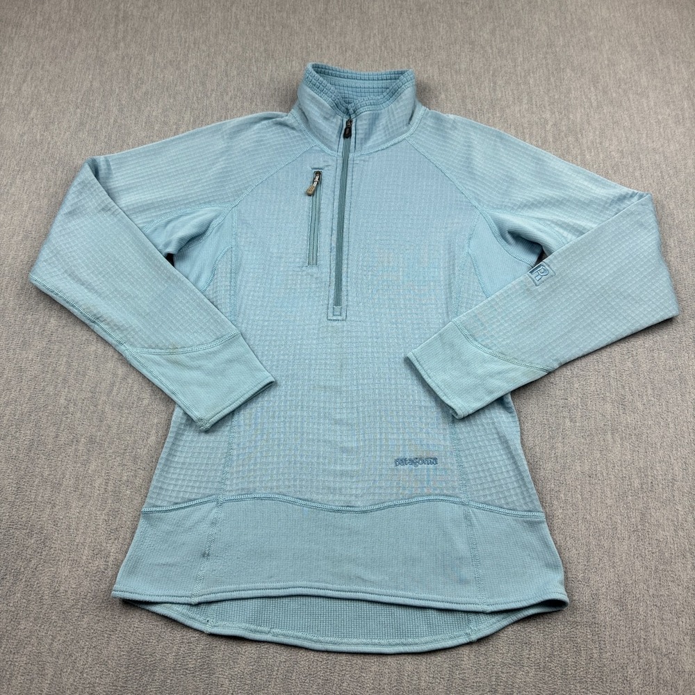 Patagoni Jacket Womens XS Blue R1 Regulator Flash Pullover Grid Fleece 40114
